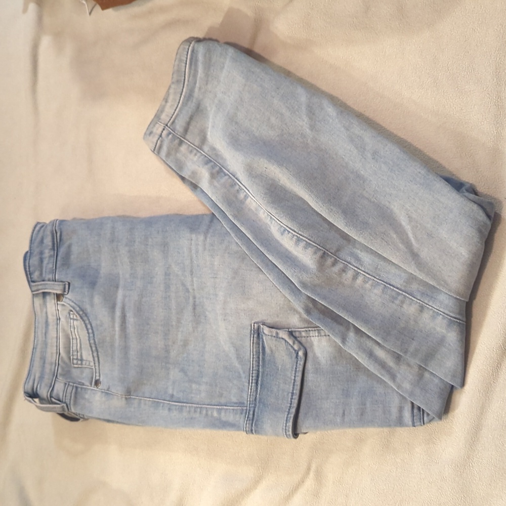 Sz 6 Buffalo High Rise Cargo Skinny Pant Jeans
